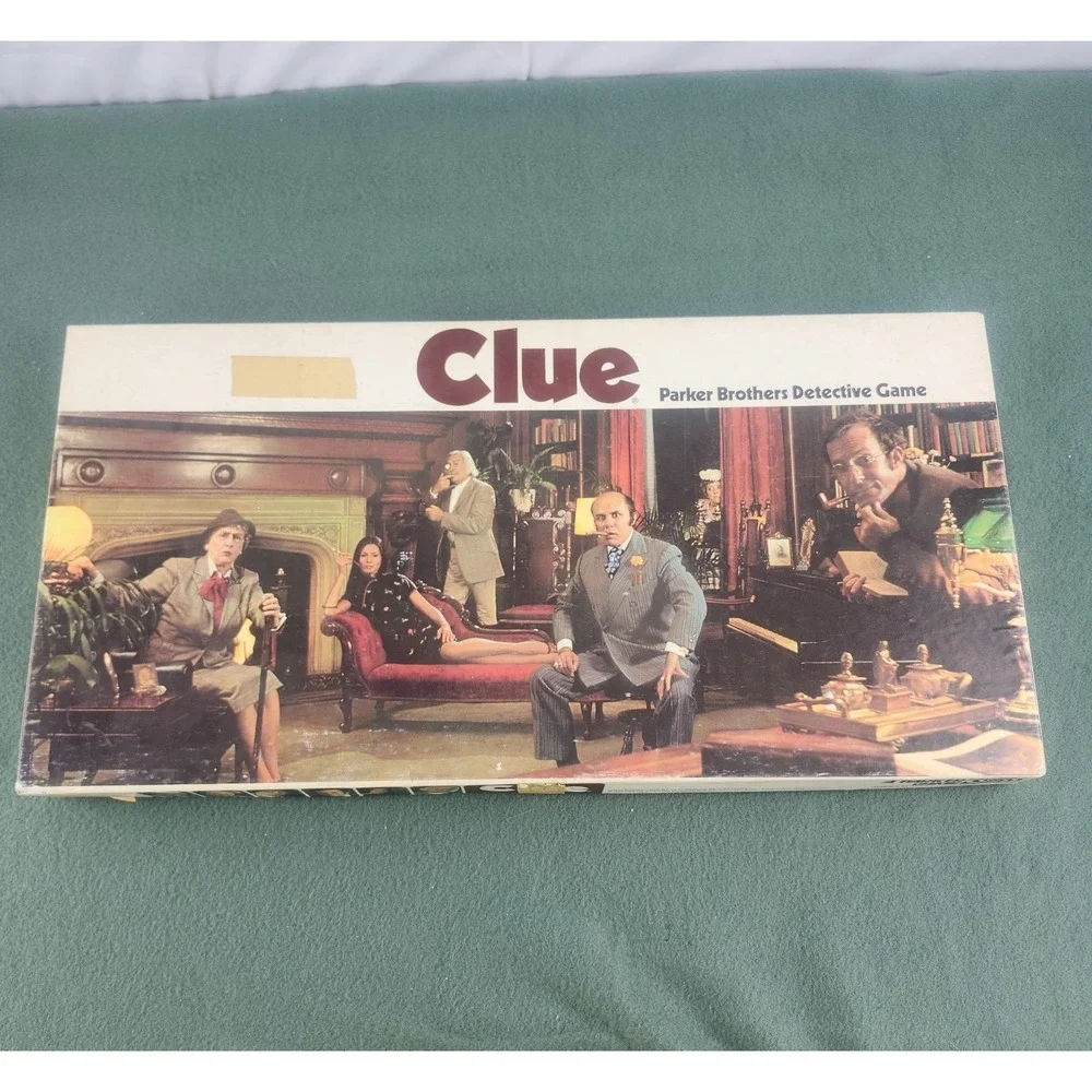 Vintage Parker Brothers Clue 1972 Detective Board Game Complete Rare 1970s Good